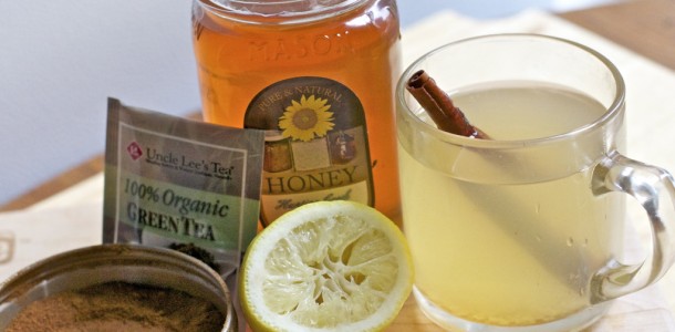 green tea lemon water detox drink weight loss