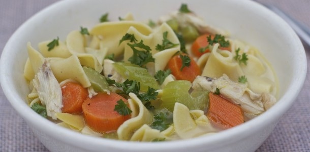 homemade chicken noodle soup recipe