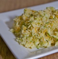 cheesy zucchini rice recipe side dish easy dinner idea