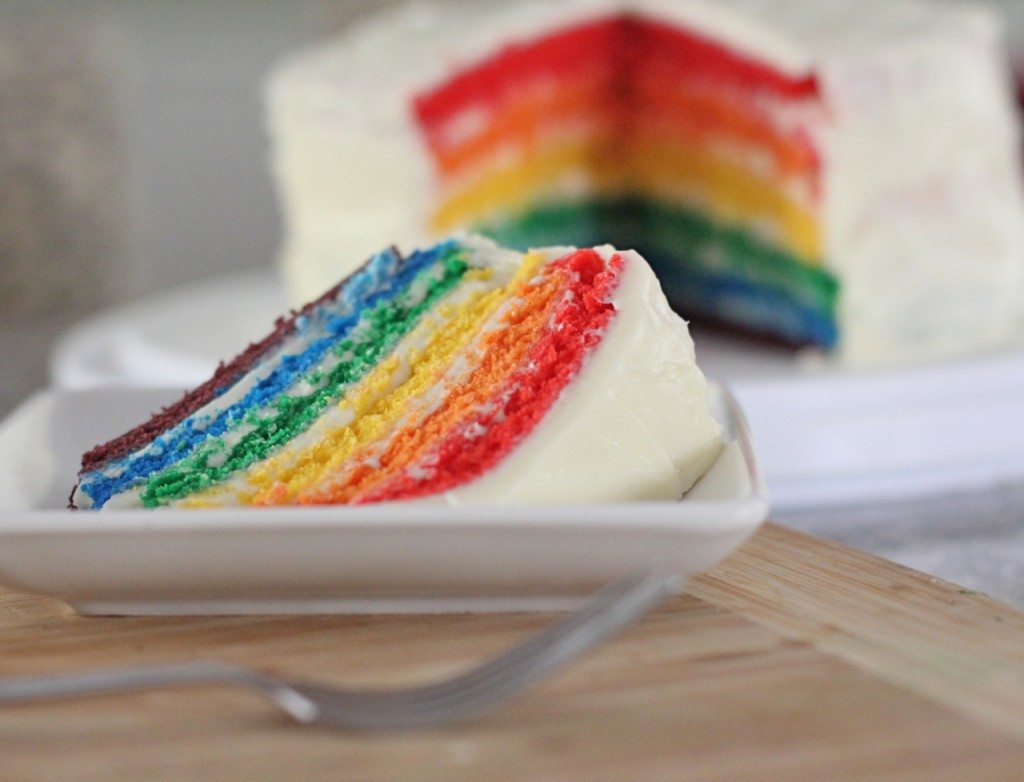 Easy Rainbow Cake Recipe From Scratch! Divas Can Cook