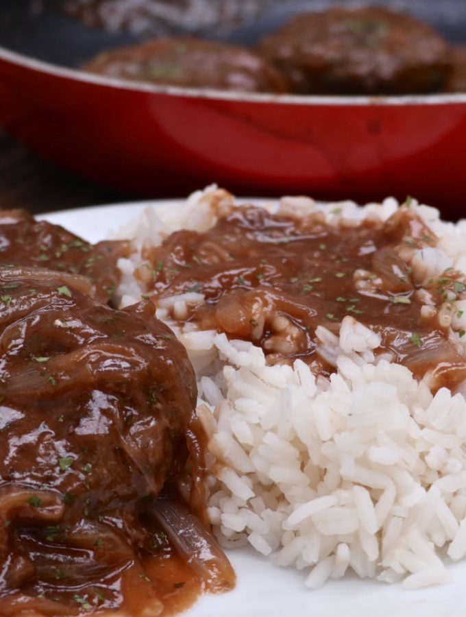 Country Hamburger Steak with Onion Gravy