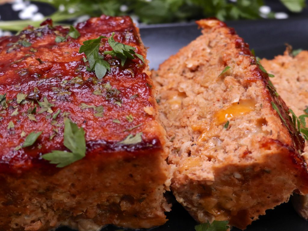 Cheesy BBQ Turkey Meatloaf | Divas Can Cook