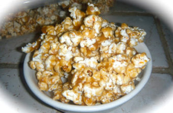 homemade caramel covered popcorn recipe