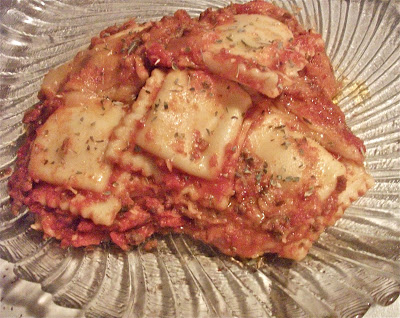 cheesy baked ravioli recipe