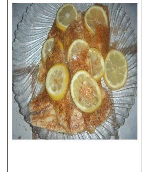 lemon cajun flounder recipe