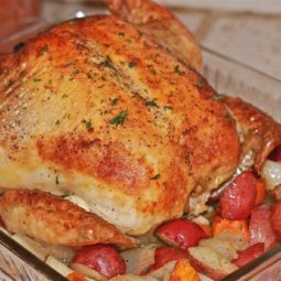 roasted chicken and vegetables recipe