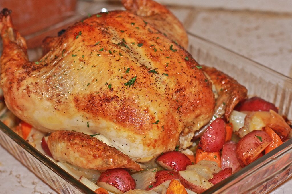 Easy Whole Roasted Chicken With Vegetables,Small Corner Kitchen Cabinet Ideas