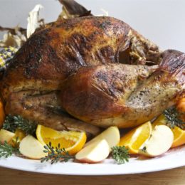 Easy Juicy whole roasted turkey recipe