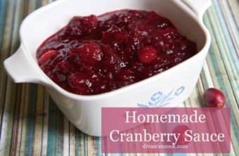 Homemade Cranberry Sauce (The Best)