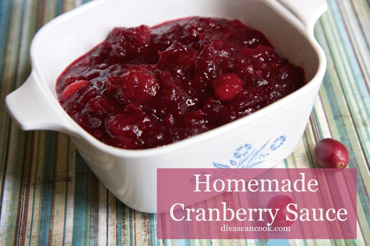 homemade cranberry sauce recipe