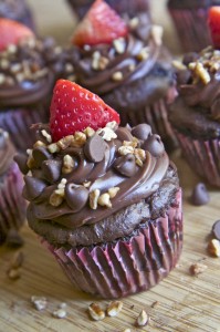 Death By Chocolate Cupcakes Recipe Chocolate Sour Cream Frosting