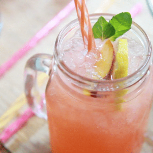 Fresh Peach Lemonade Recipe Easy, Homemade