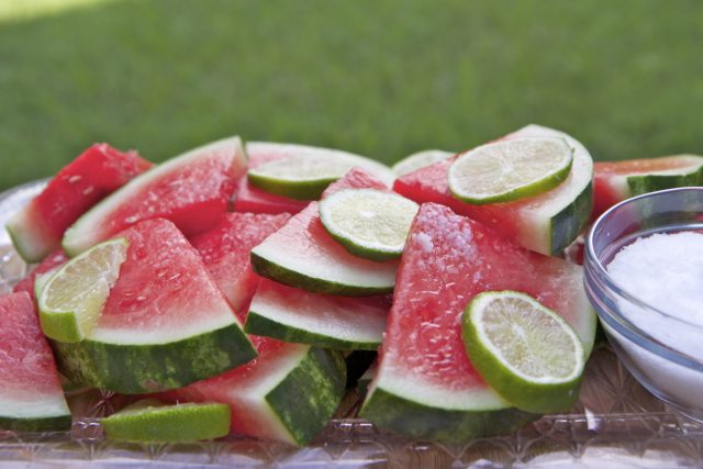 margarita soaked watermelon slices recipe tequila rum soaked