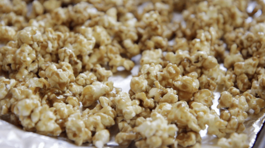 twix caramel popcorn recipe crunchy caramel popcorn how to make