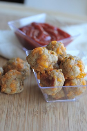 Sausage Cheese Balls (without Bisquick)