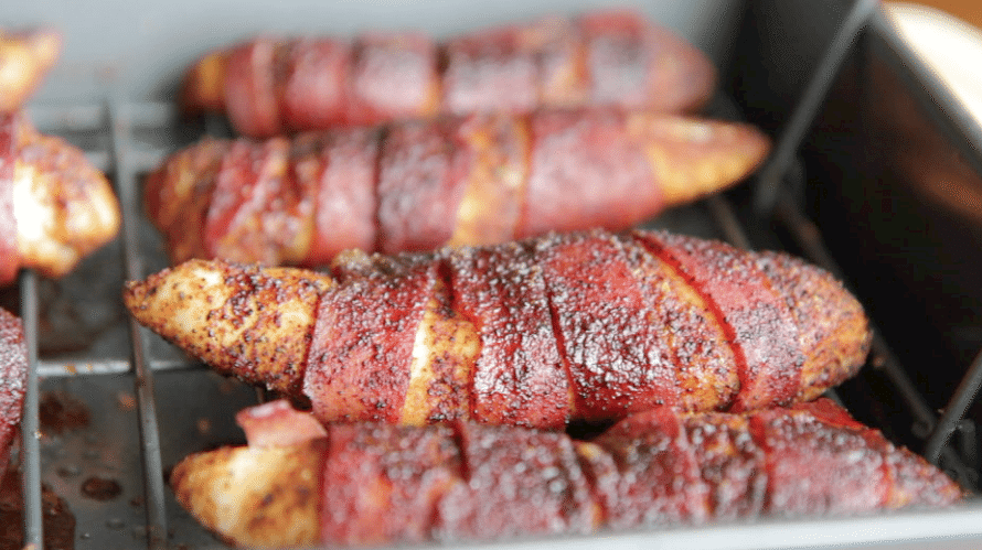 baked bacon wrapped chicken tenders