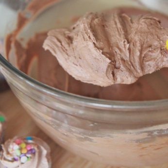 Easy Whipped Chocolate Buttercream Frosting Recipe~ The Best!!