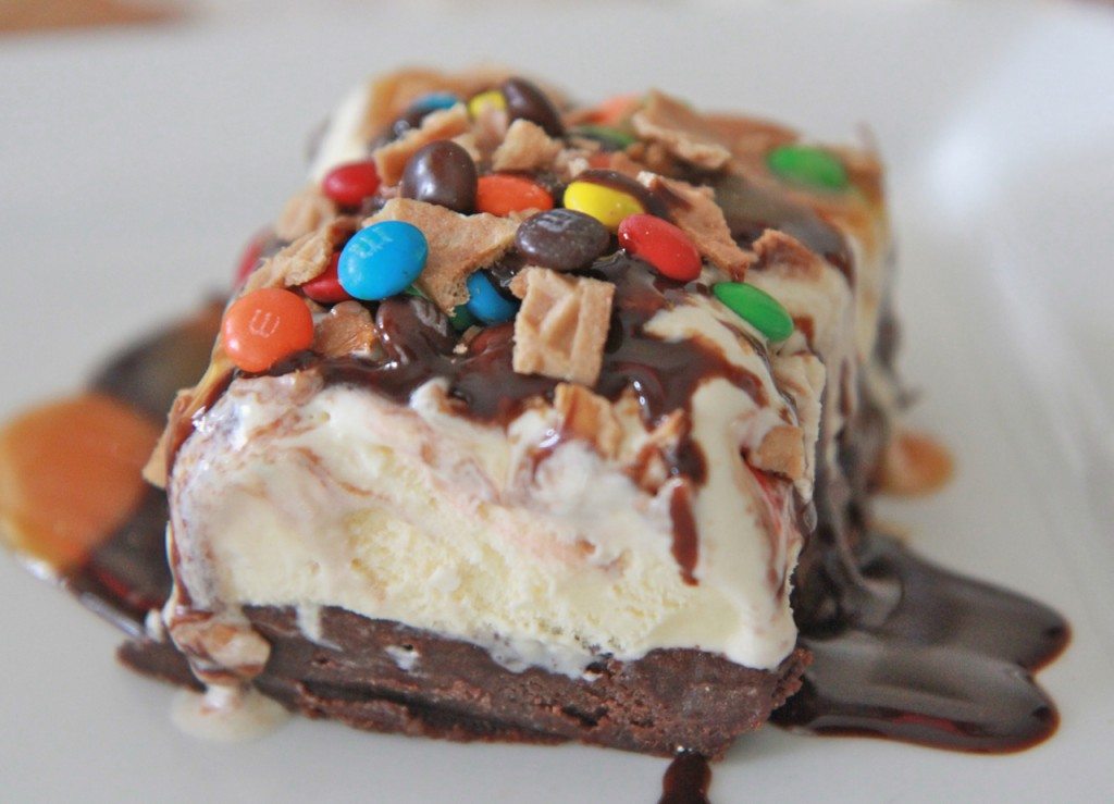 ice cream brown bars