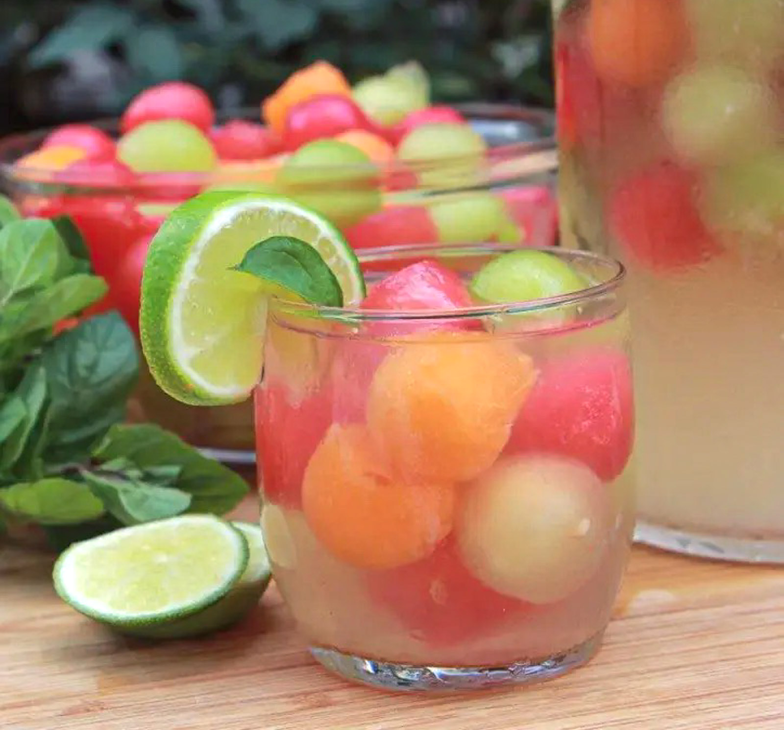 Melon Ball Cocktail Punch