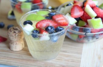 sparkling fruity champagne punch recipe easy