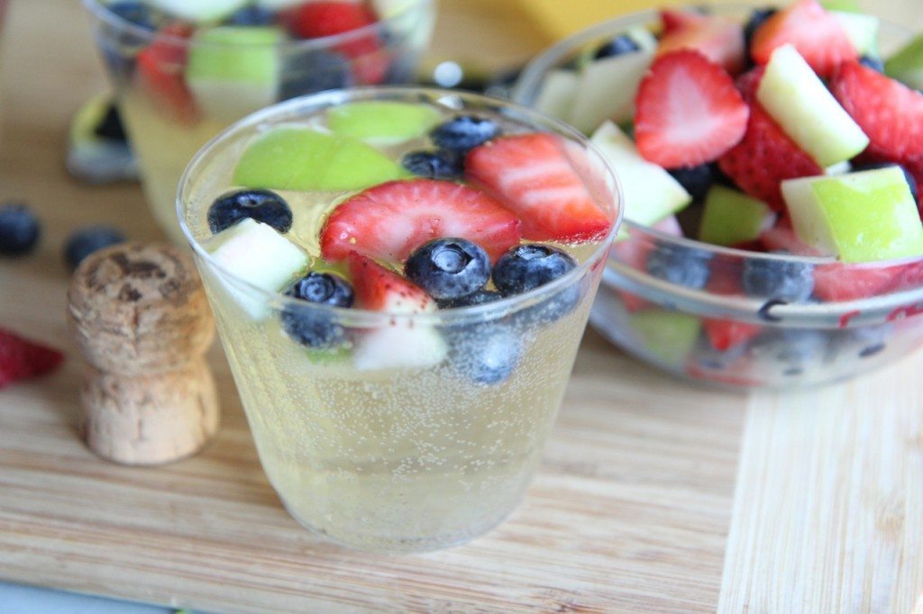 sparkling fruity champagne punch recipe easy