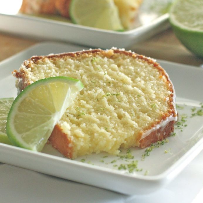 Lime Pound Cake w/ Lime Glaze So Moist & Fluffy
