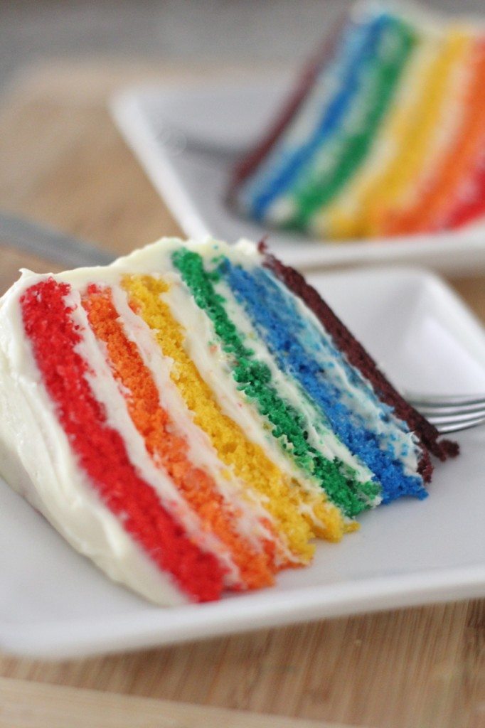 rainbow layer cake recipe