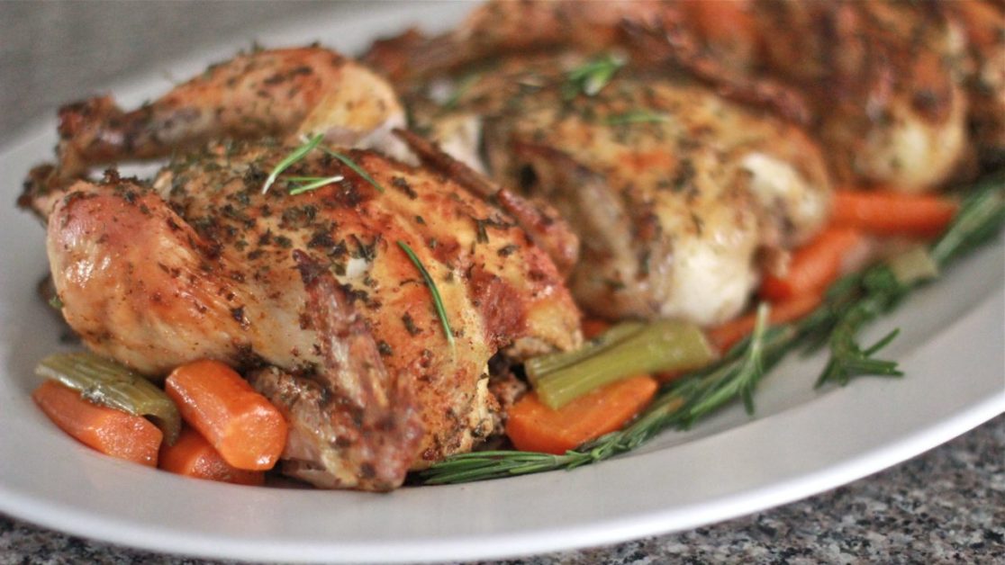 easy roasted cornish hens