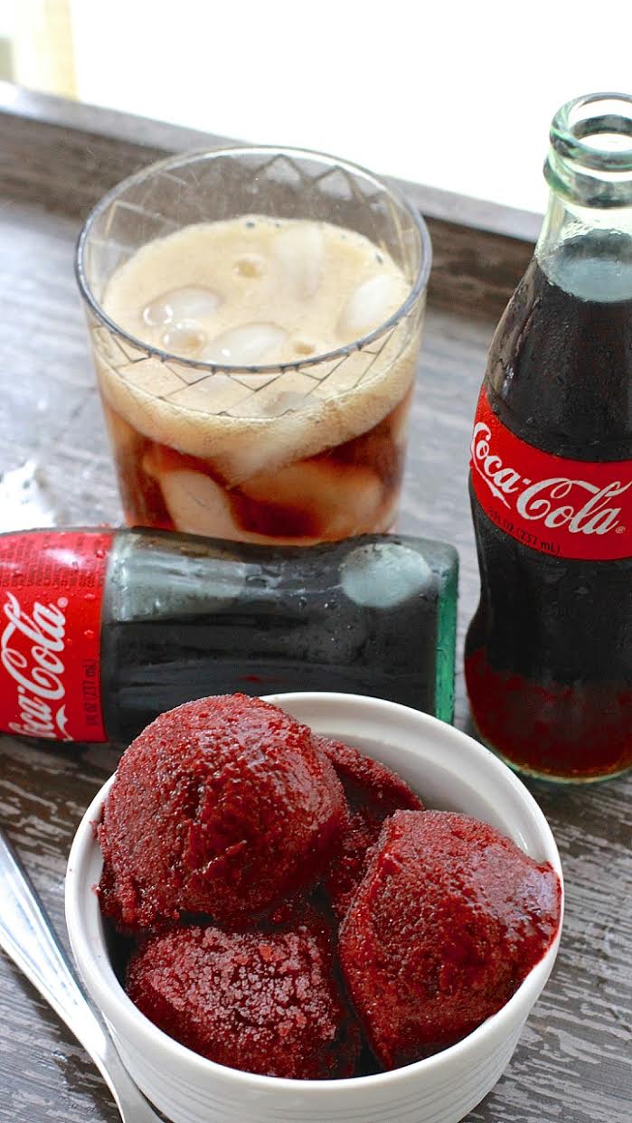 coca cola cherry sorbet
