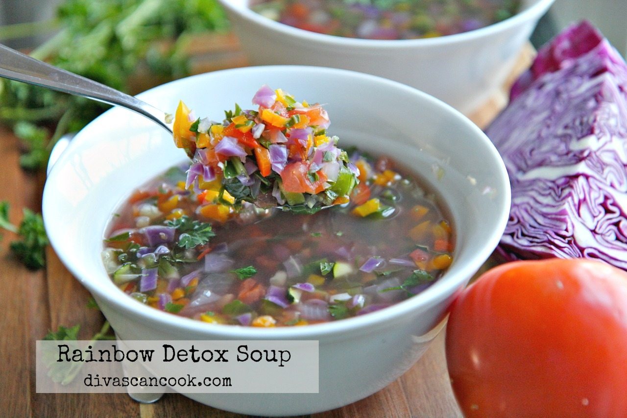 Rainbow Detox Soup Recipe