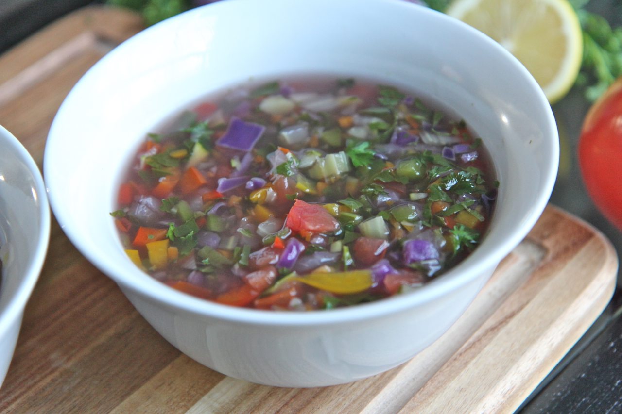 rainbow detox soup recipe