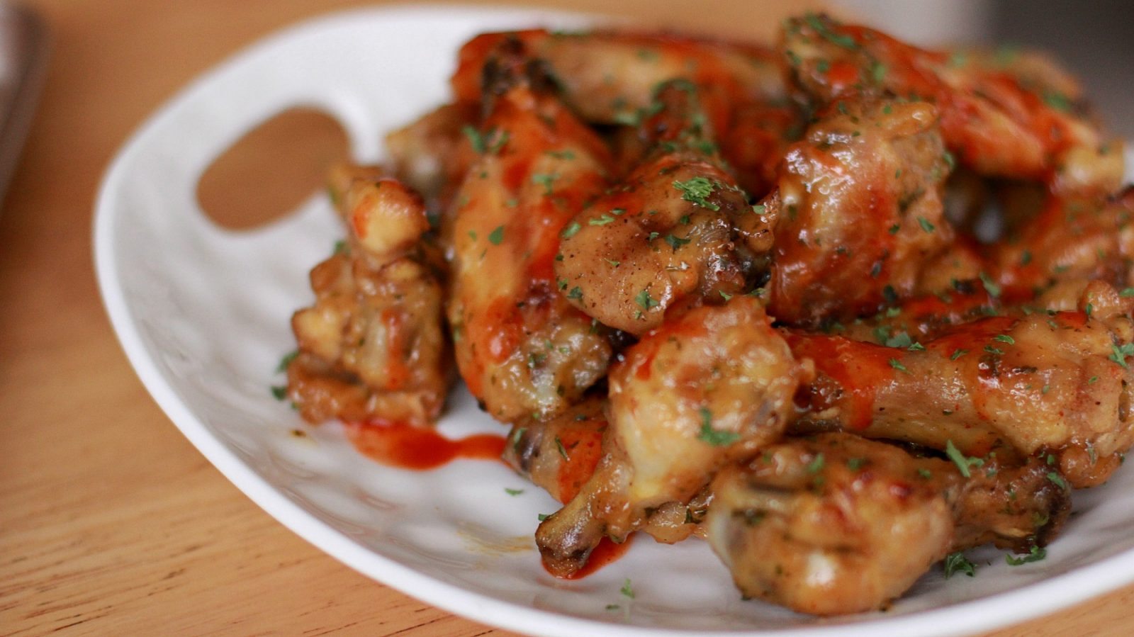 Baked Honey Mustard Buffalo Wings