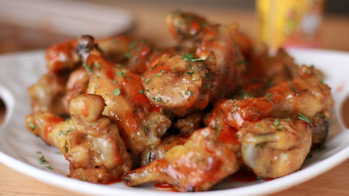 Baked Honey Mustard Buffalo Wings