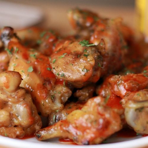 Baked Honey Mustard Buffalo Wings