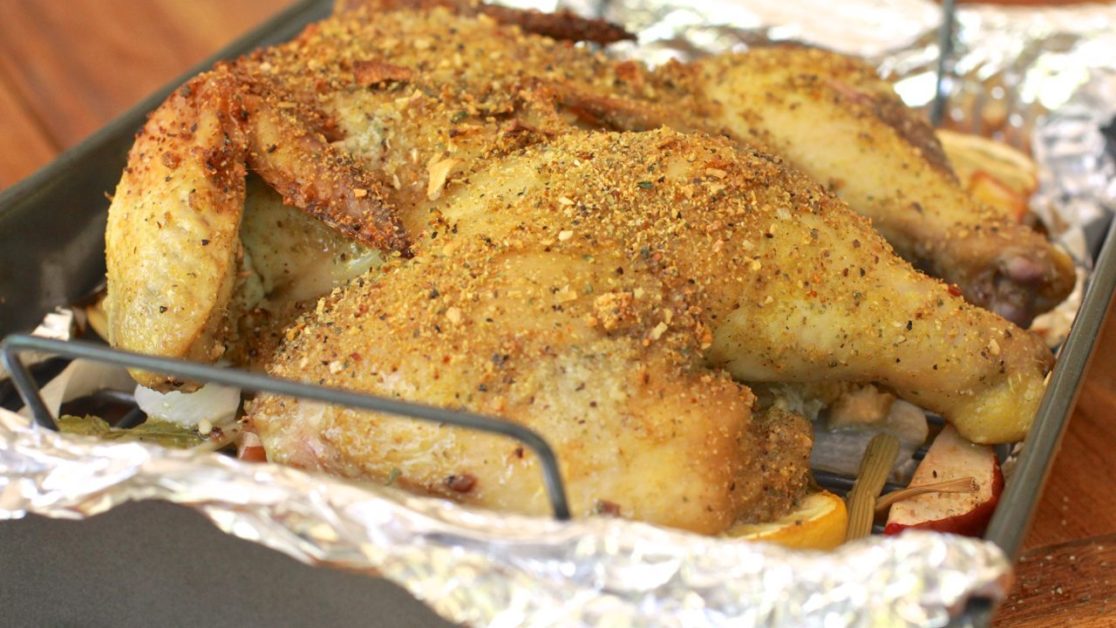 whole oven roasted chicken