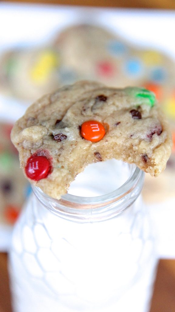 chewy m&m cookies recipe
