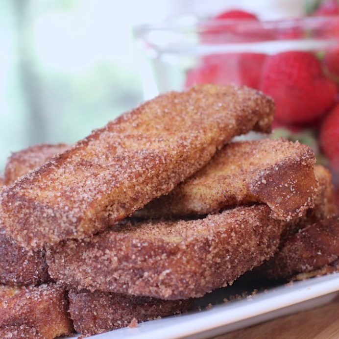 Cinnamon Sugar French Toast Sticks Recipe