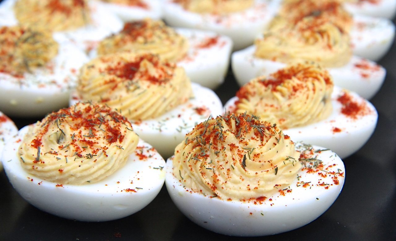 Deviled Eggs for a Southern Easter Dinner