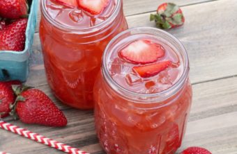 Southern Strawberry Sweet Iced Tea