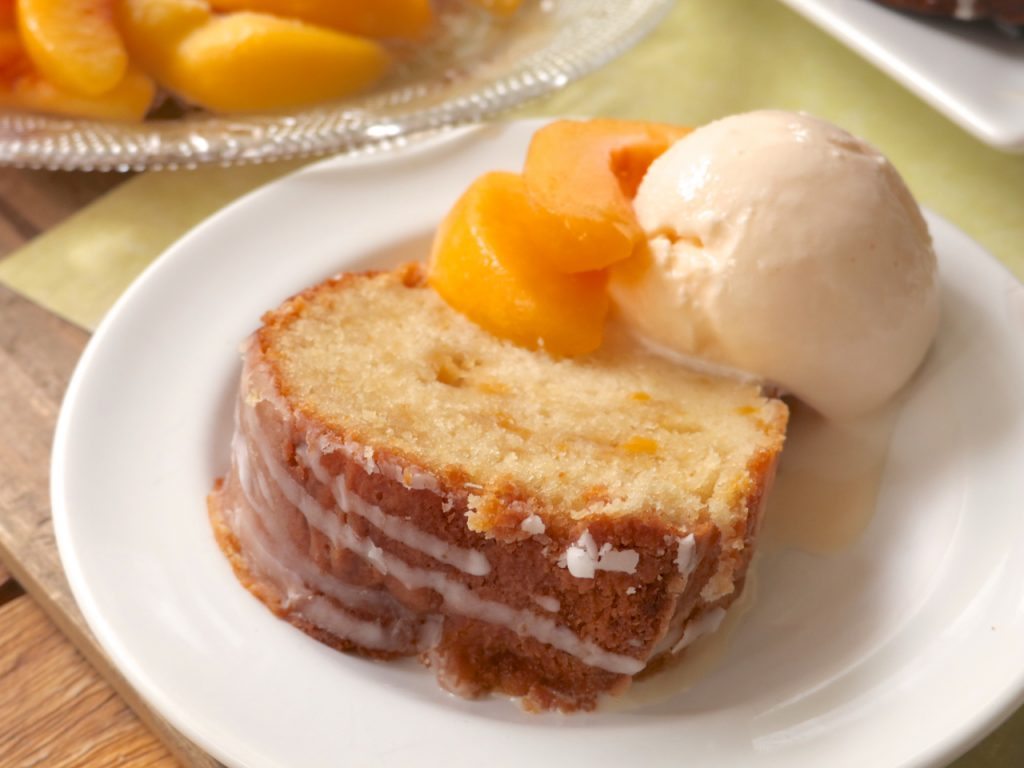 Southern Peach Pound Cake | Divas Can Cook