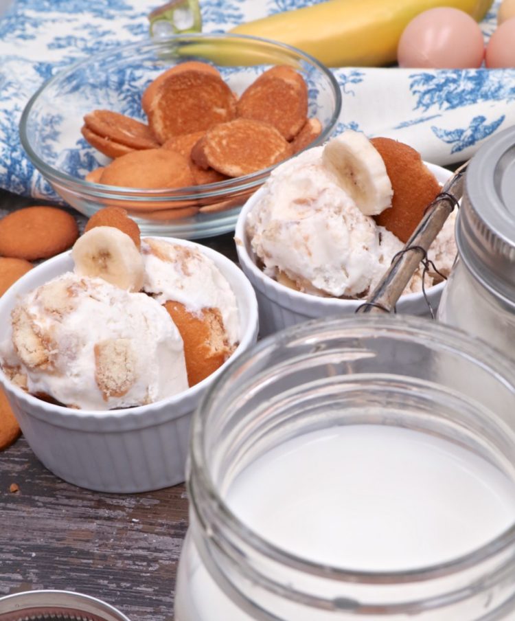 Creamy Banana Pudding Ice Cream