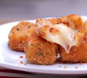 Fried Mozzarella Cheese Stick Bites
