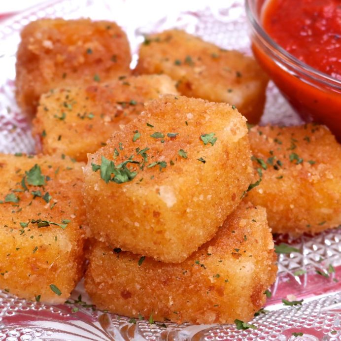 Fried Mozzarella Cheese Stick Bites