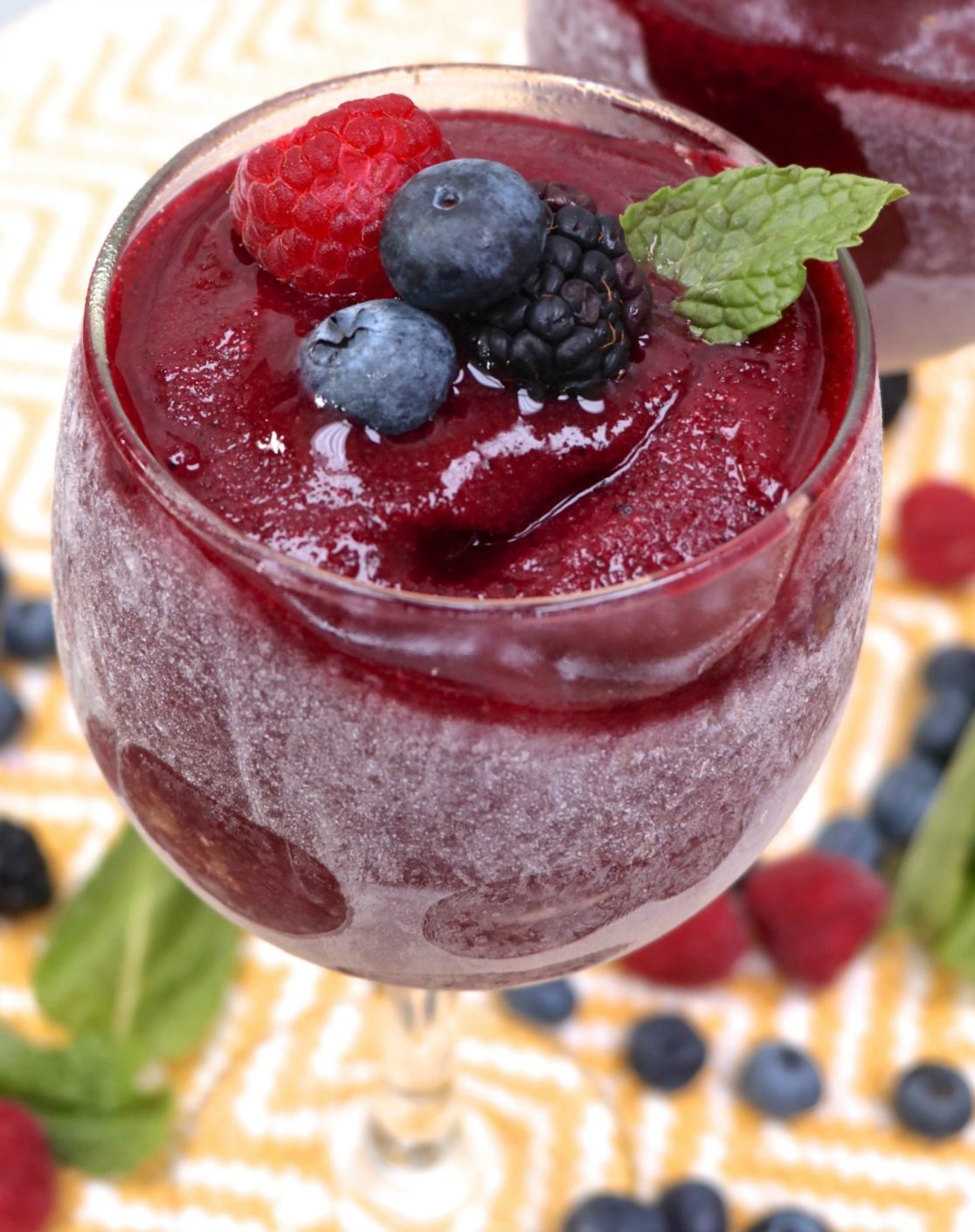 berry wine slushies