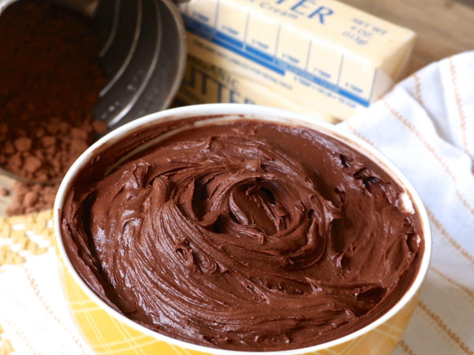Chocolate Buttercream Frosting (6-Minute Recipe) - NatashasKitchen.com