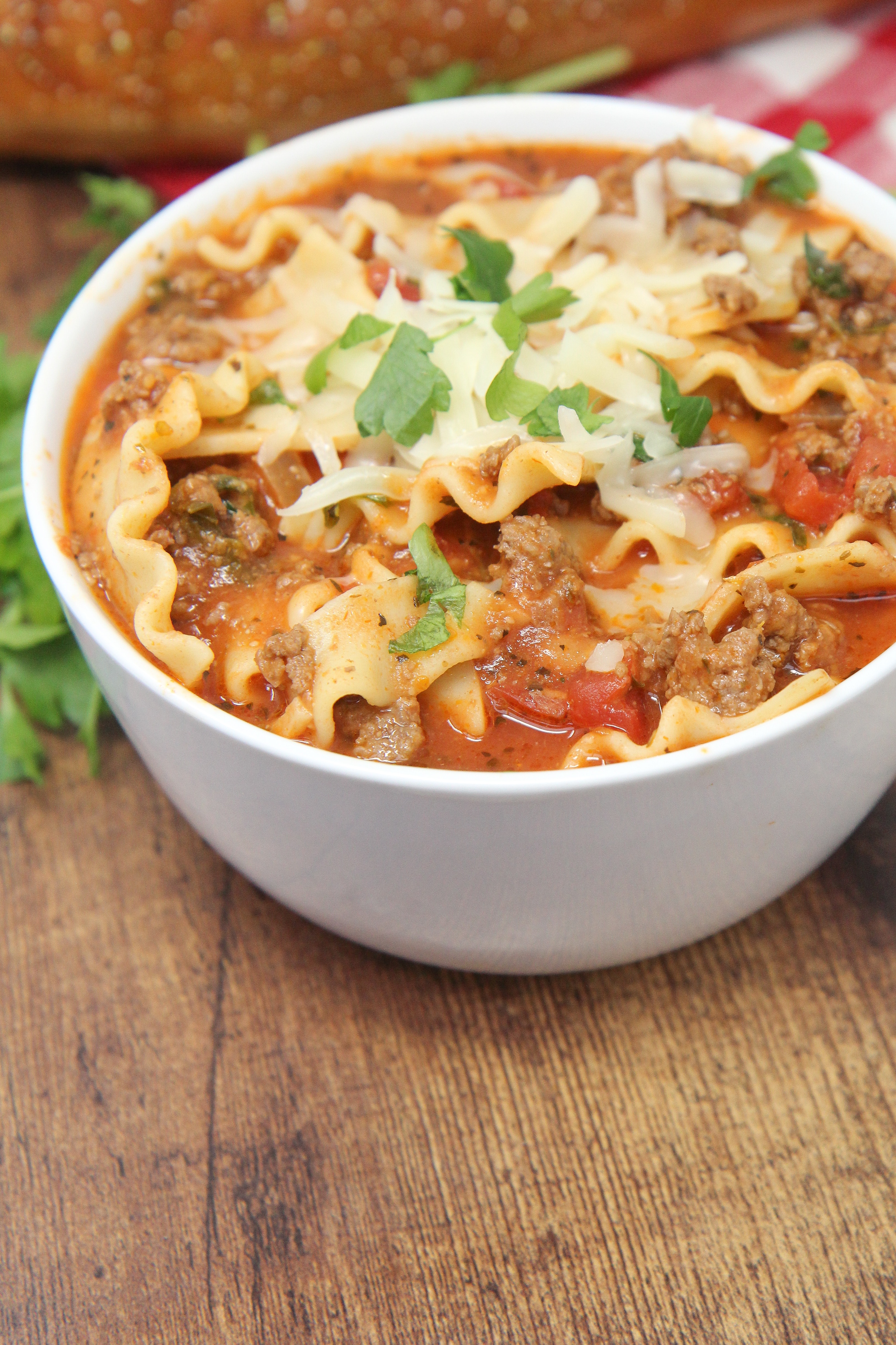 Easy lasagna soup recipe- Dinner Ideas