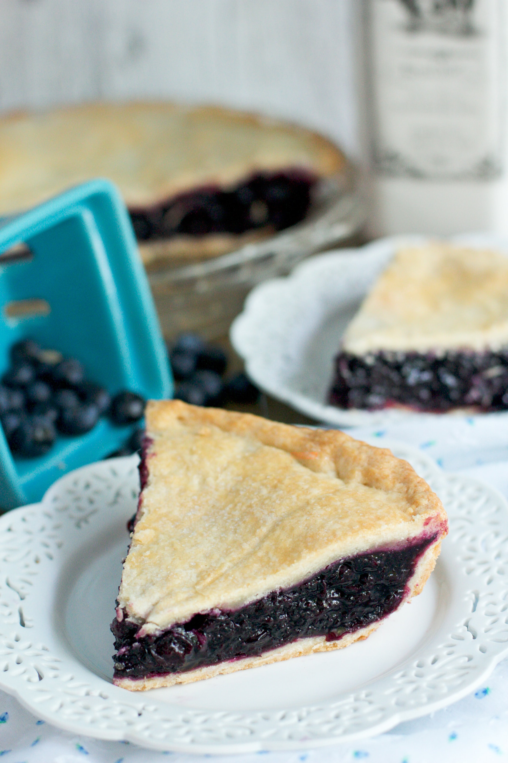 homemade blueberry pie recipe