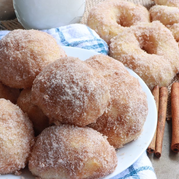 Best Air Fryer Donuts (Cinnamon Sugar) QUICK & EASY! Divas Can Cook