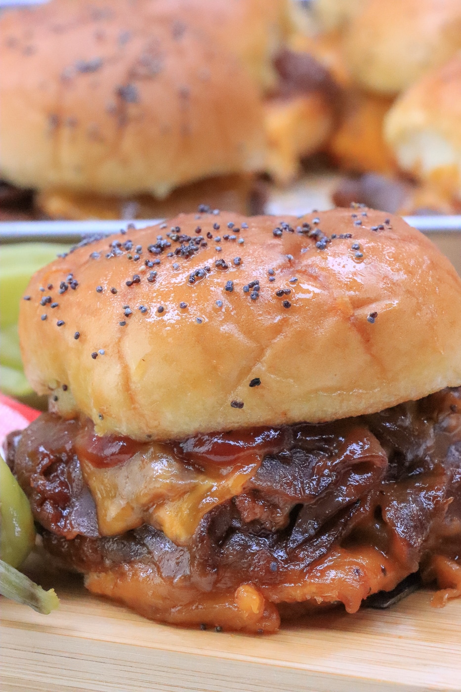 Roast Beef and cheddar sliders