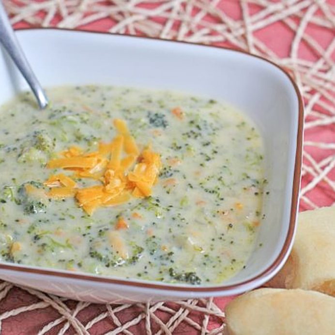 Broccoli Cheddar Soup Recipe Smoked Cheese